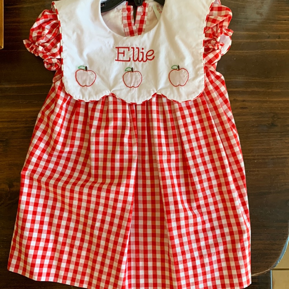 Cecil and Lou Monogrammed dress